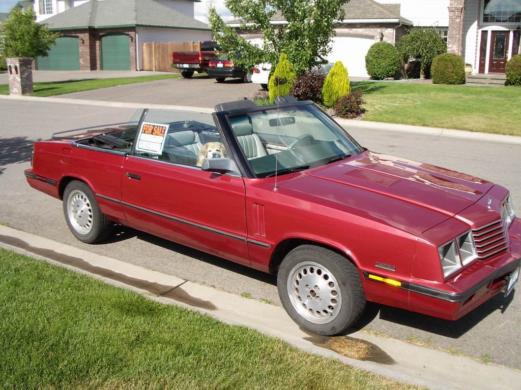 1985 Classic Dodge 600ES TurboCharged Convertible for sale!