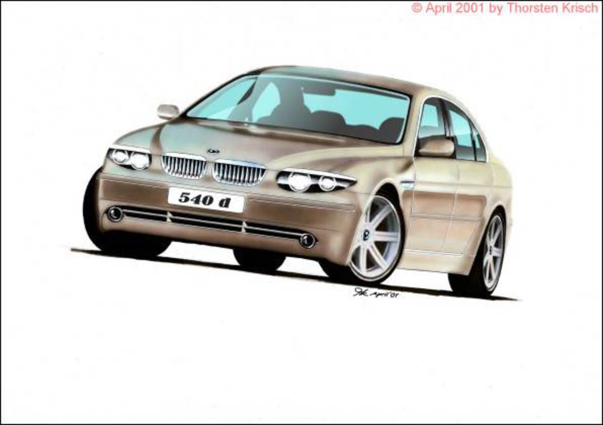 Designstudie: BMW 540d (April 2001)