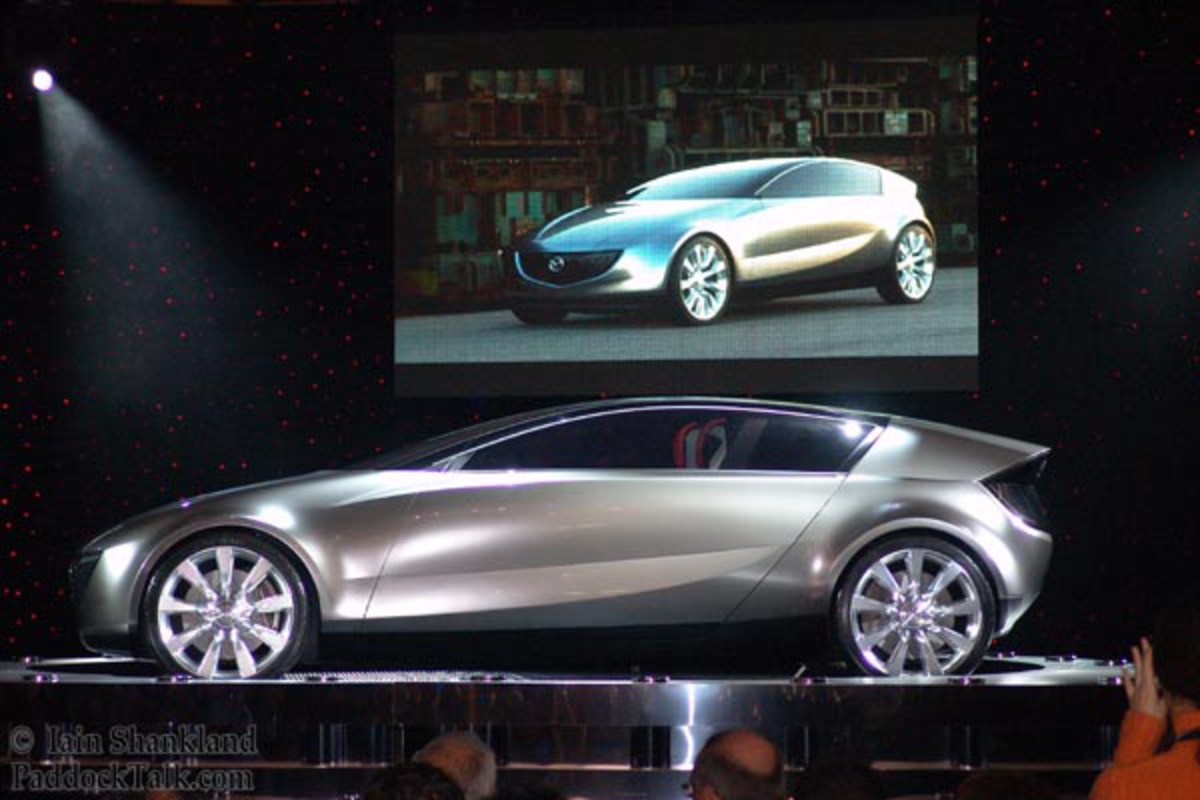 They showed us the North American Debut of the Mazda Senku Concept.