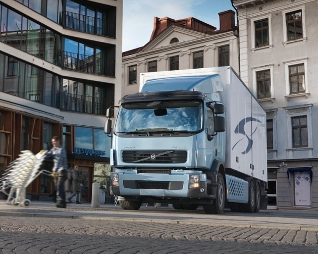 Volvo FE Hybrid In some cities, garbage trucks, with their rackety diesel