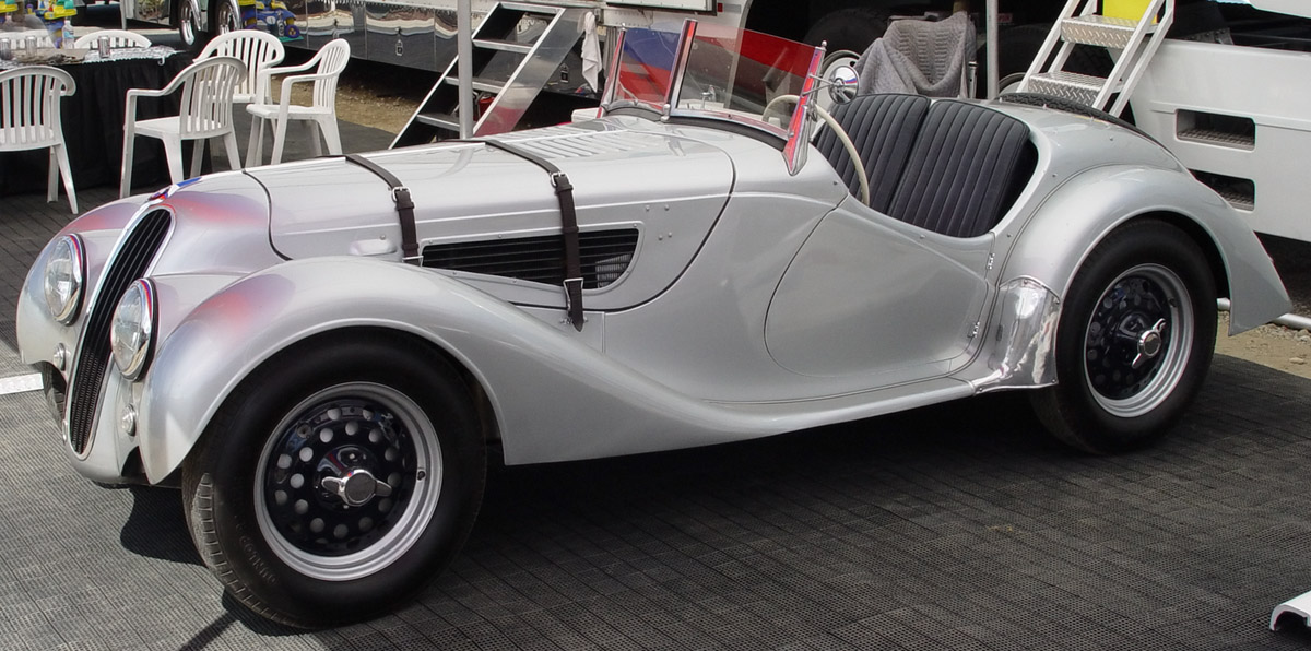 BMW 328 - Silver - Side Angle. Image Copyright Serious Wheels