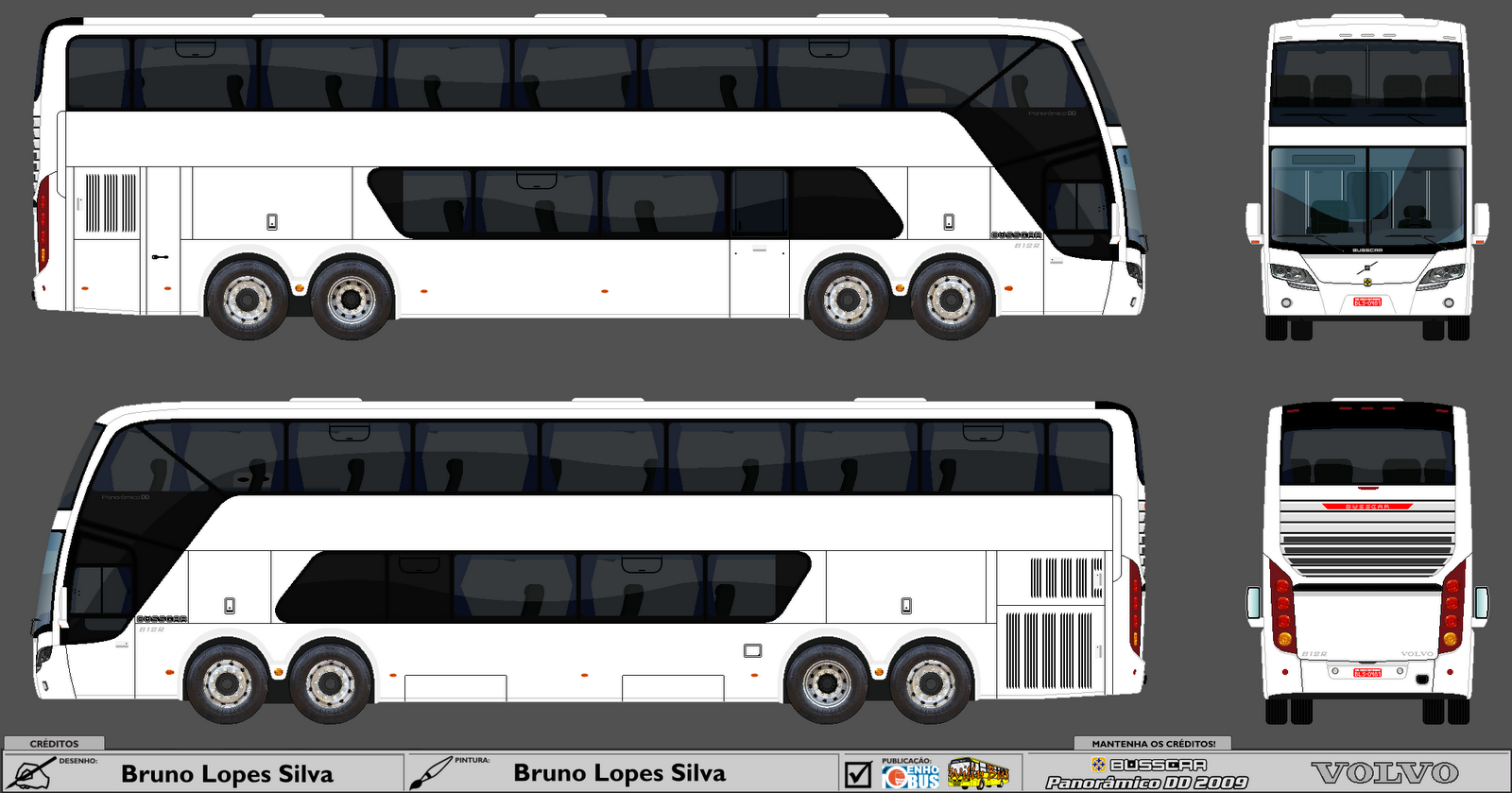 Volvo B12R Busscar Panoramico DD. View Download Wallpaper. 1600x839