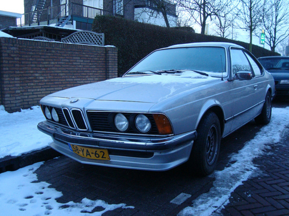 1977 BMW 630 CS (automatic). 14 January 2010, Leidschendam, Netherlands