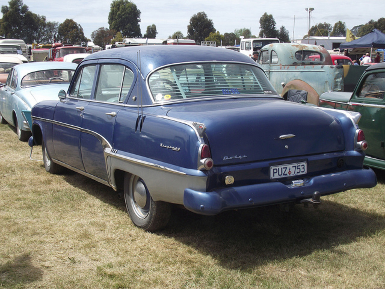 Nice looking 1954 Dodge Kingsway sedan that was at the car show at the steam