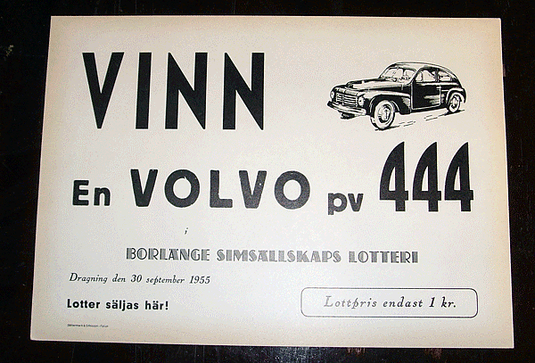 VOLVO PV 444 HS 1954