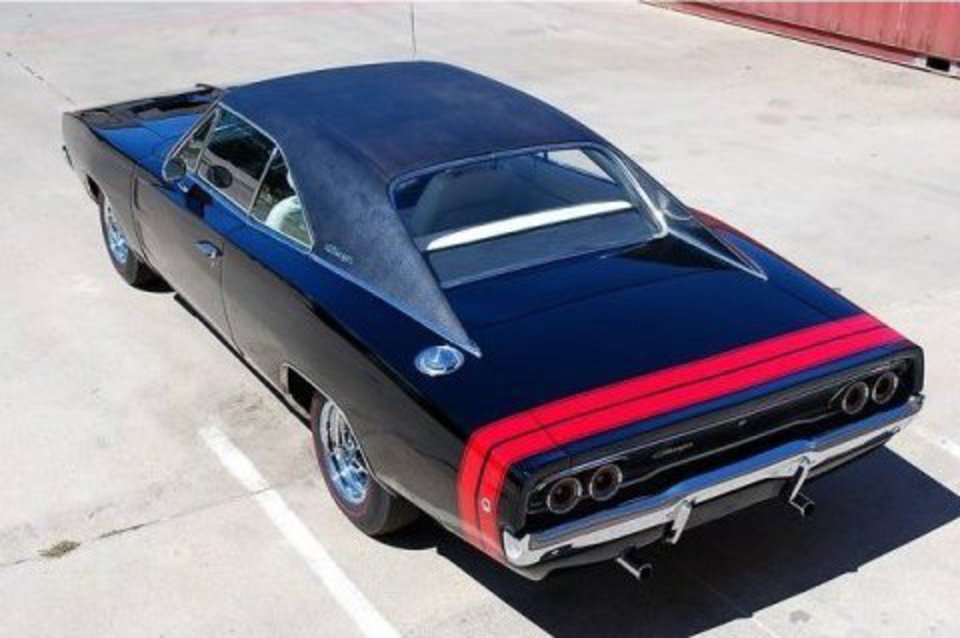1968 Dodge Charger 383 V8 Rear. While R/T's and Hemi's are nice,