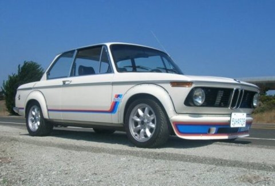 1974 BMW 2002 Turbo Front Spoiler and Panasports