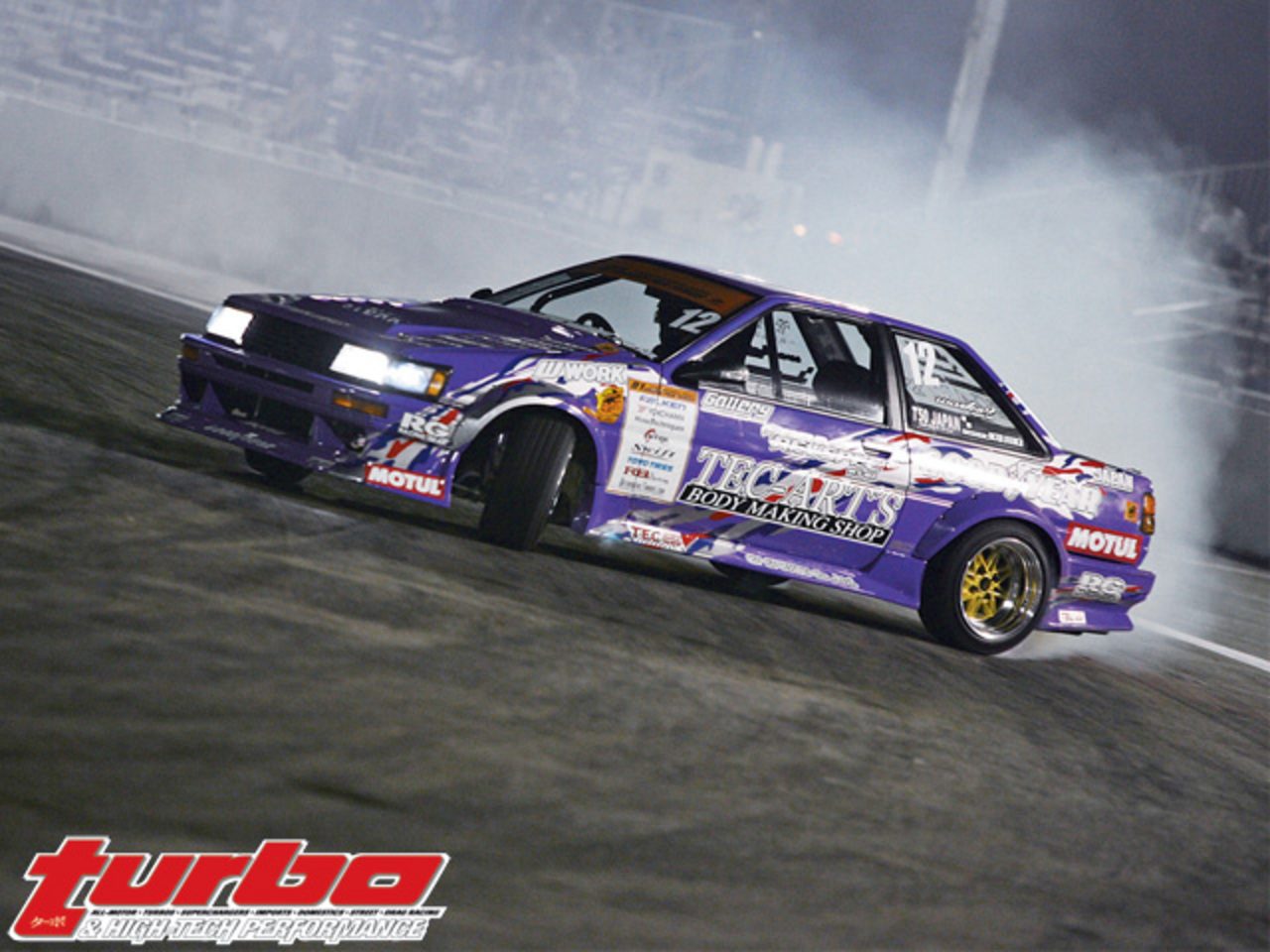Toyota Corolla Ae86 Levin Drift Left Front View
