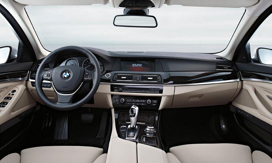 2012 BMW 550i sedan interior M Sport package Photo by: BMW