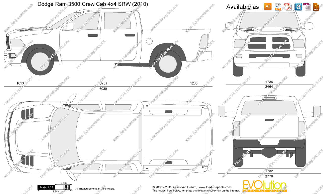 Dodge Ram 3500 Crew Cab 4x4 SRW