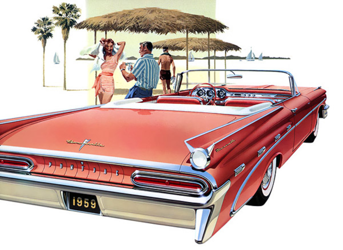 1959 - Pontiac Bonneville Convertible. 1959 â€“ Pontiac Bonneville Vista Sedan