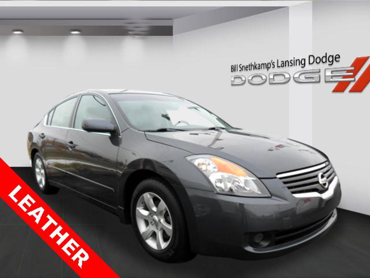 2009 Nissan Altima 25 SL Gray LEATHER MOON FUEL SAVER 25 SL Package 25 SL