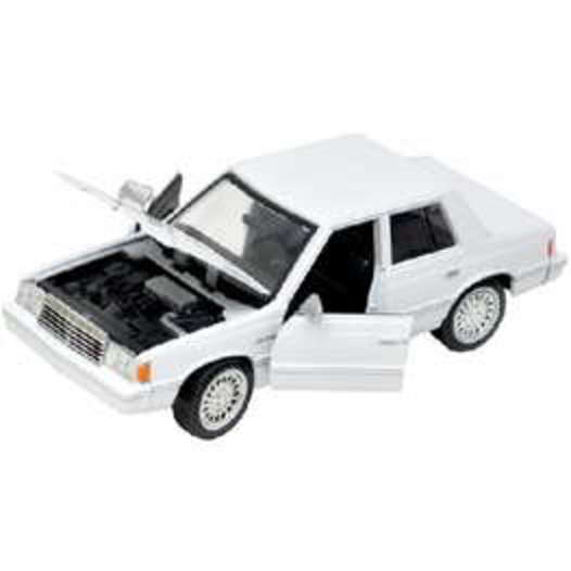 Carro Miniatura - Motormax - 1:24 - 1982 Dodge Aires K