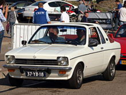 Rear-view of Opel Kadett "City"