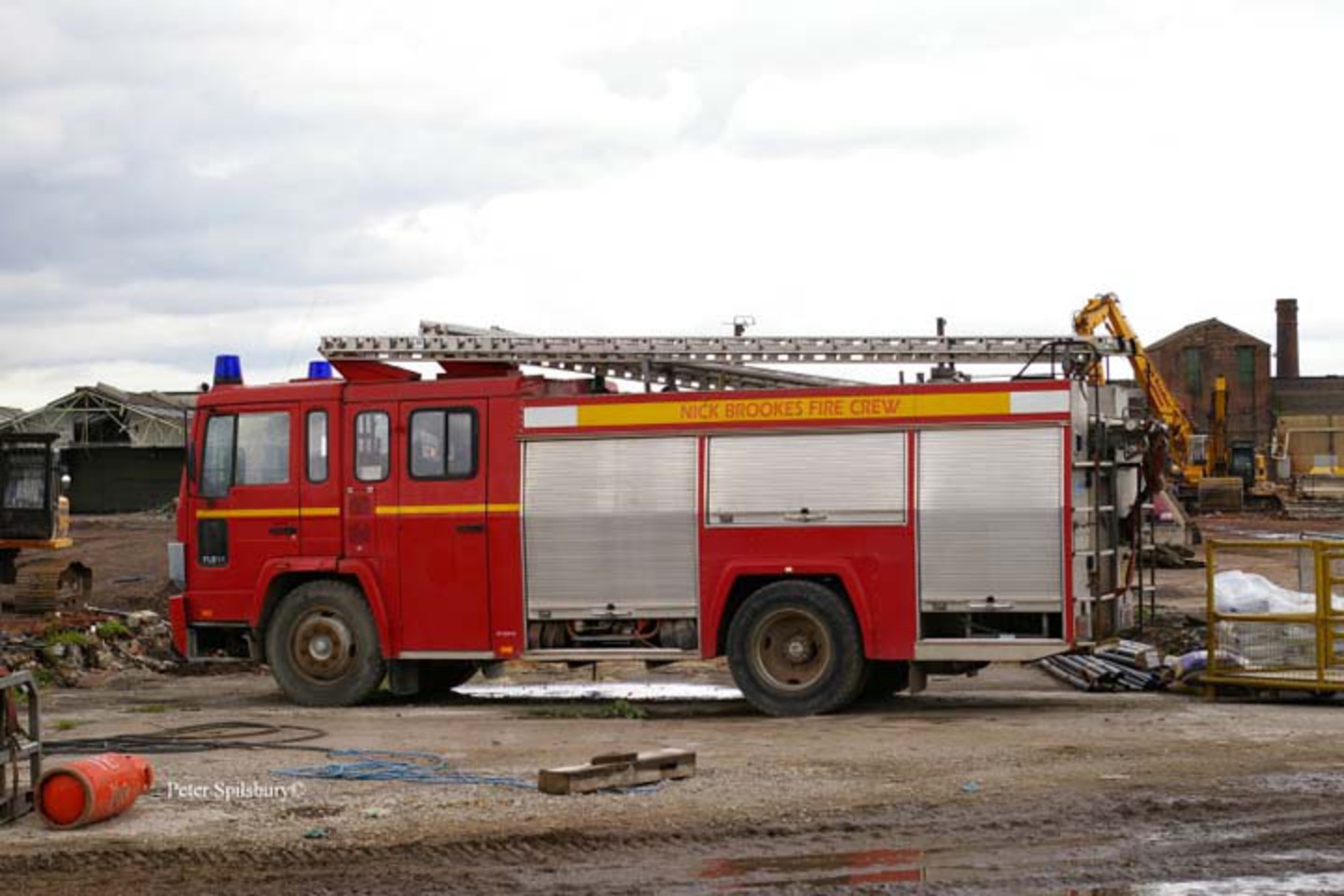 Nick Brooks Fire crew Volvo FL9 Nick Brookes' appliance during the