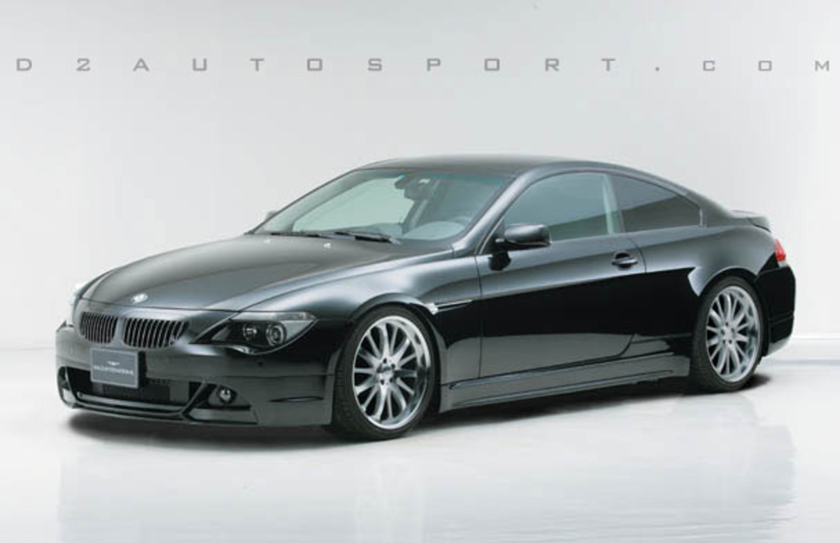 BMW 645i. COMPONENTS INCLUDE: FRONT SPOILER, SIDE SKIRTS,