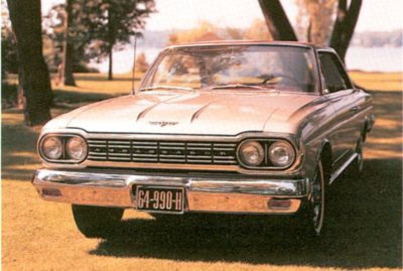 In 1964, the AMC/Rambler Ambassador gained a top-line two-door hardtop