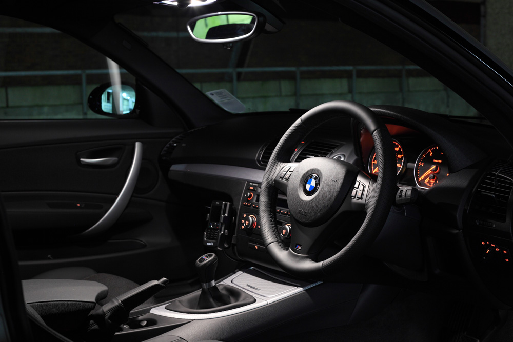 about his new BMW 123d and asked for some photos, Are they any good?