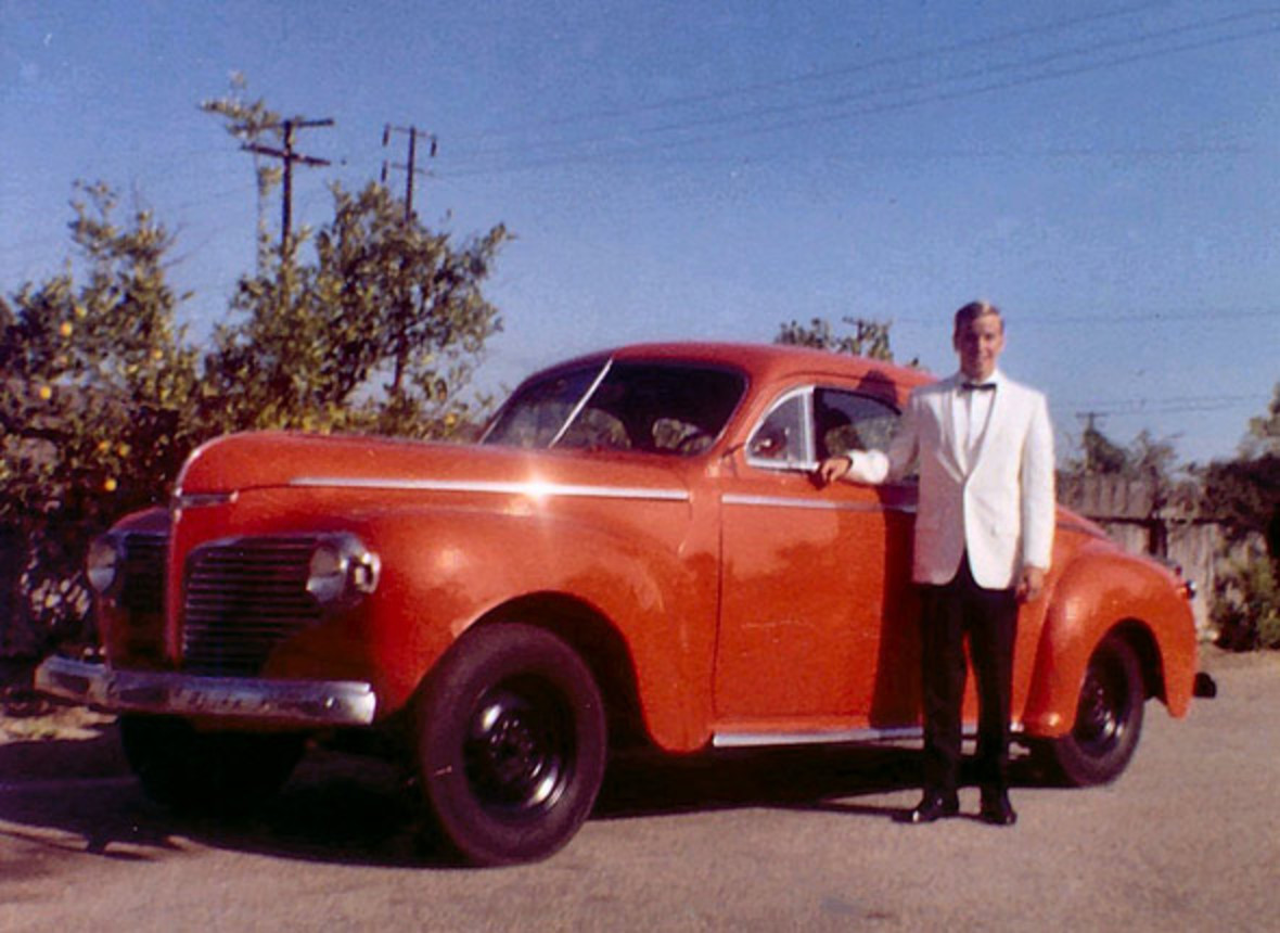 of Huntington Beach, his first car was this beautiful 1941 Dodge coupe.