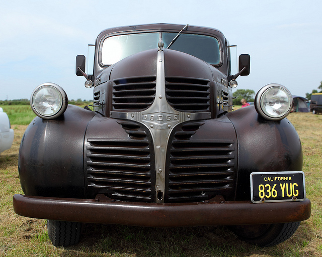 Dodge WC Pickup, front detail, c1947 by Chappells10