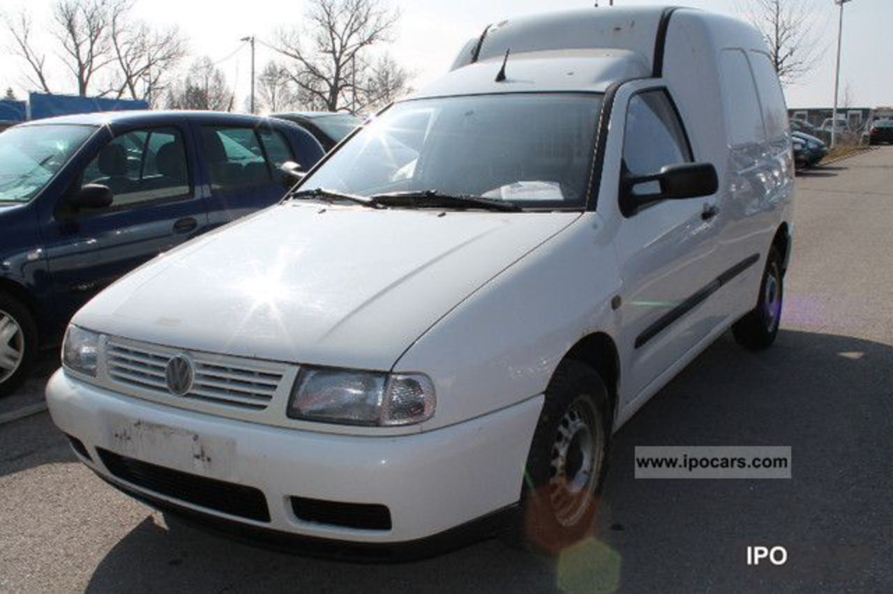 1999 Volkswagen Caddy TDI 9K9AN1 / Truck ADMISSION Van / Minibus