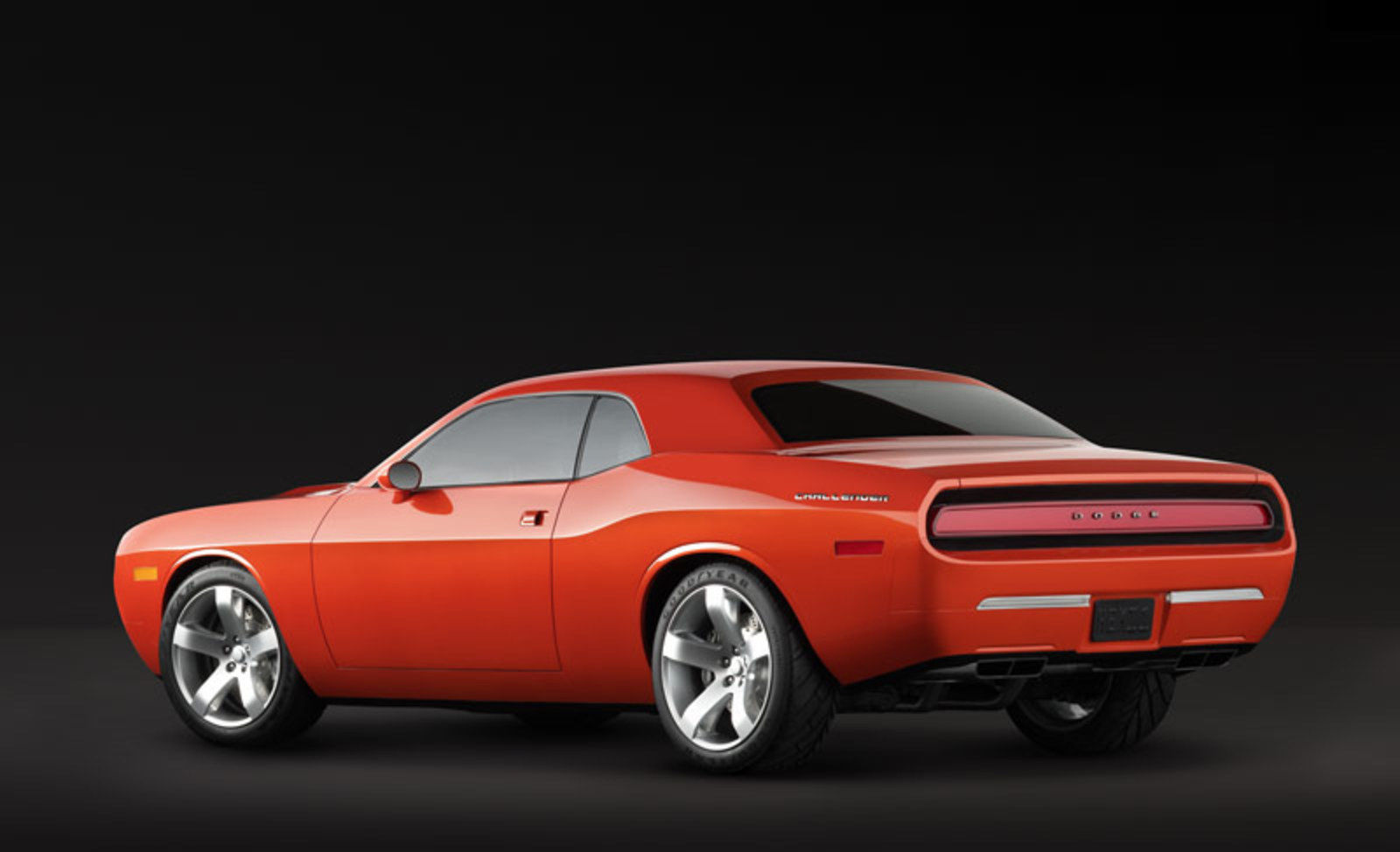 Dodge Challenger in red