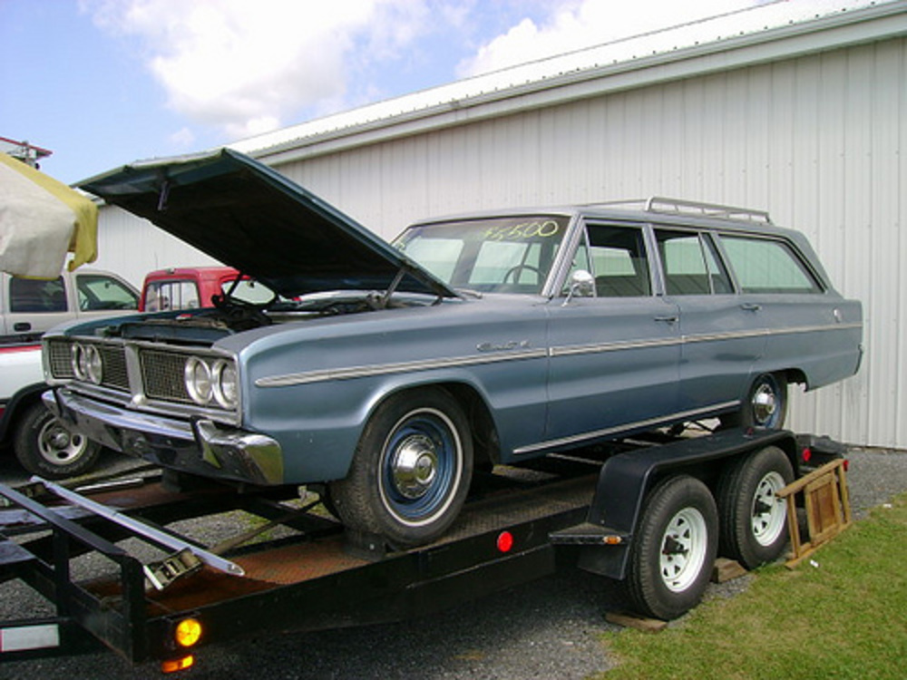 1966 Dodge Coronet 440 Wagon. This 3-seat wagon was clean and straight and