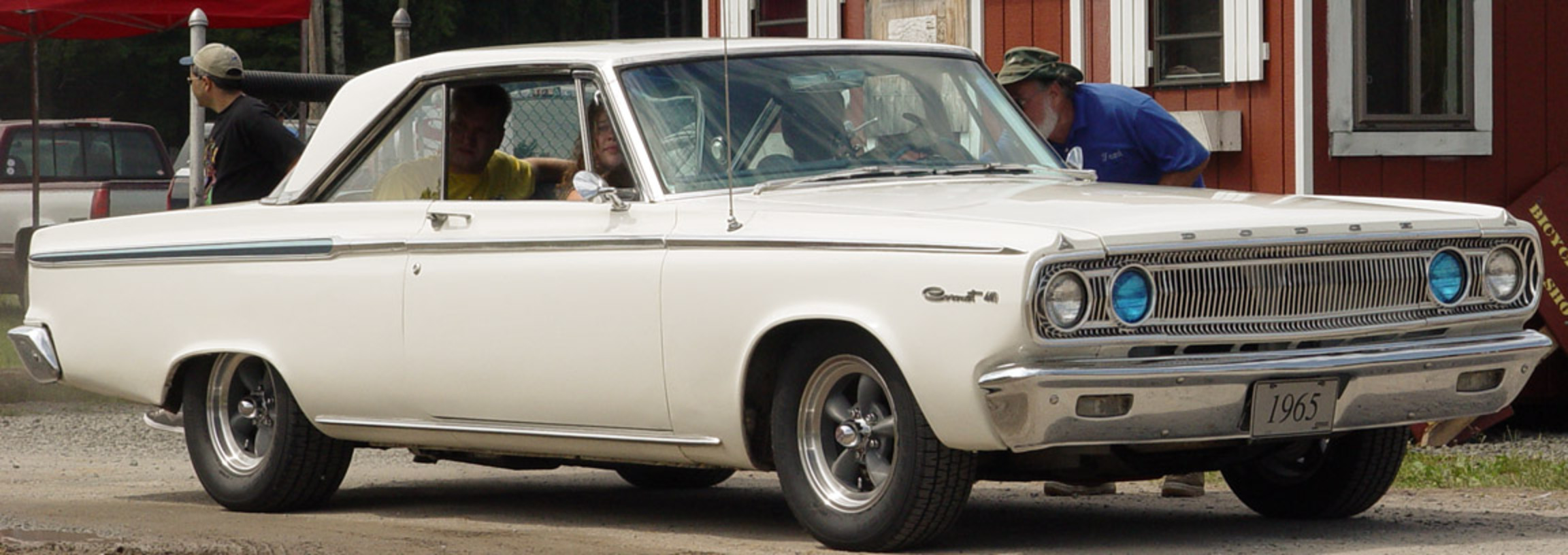 1965 Dodge Coronet 440 - White - Side Angle. Image Copyright Serious Wheels