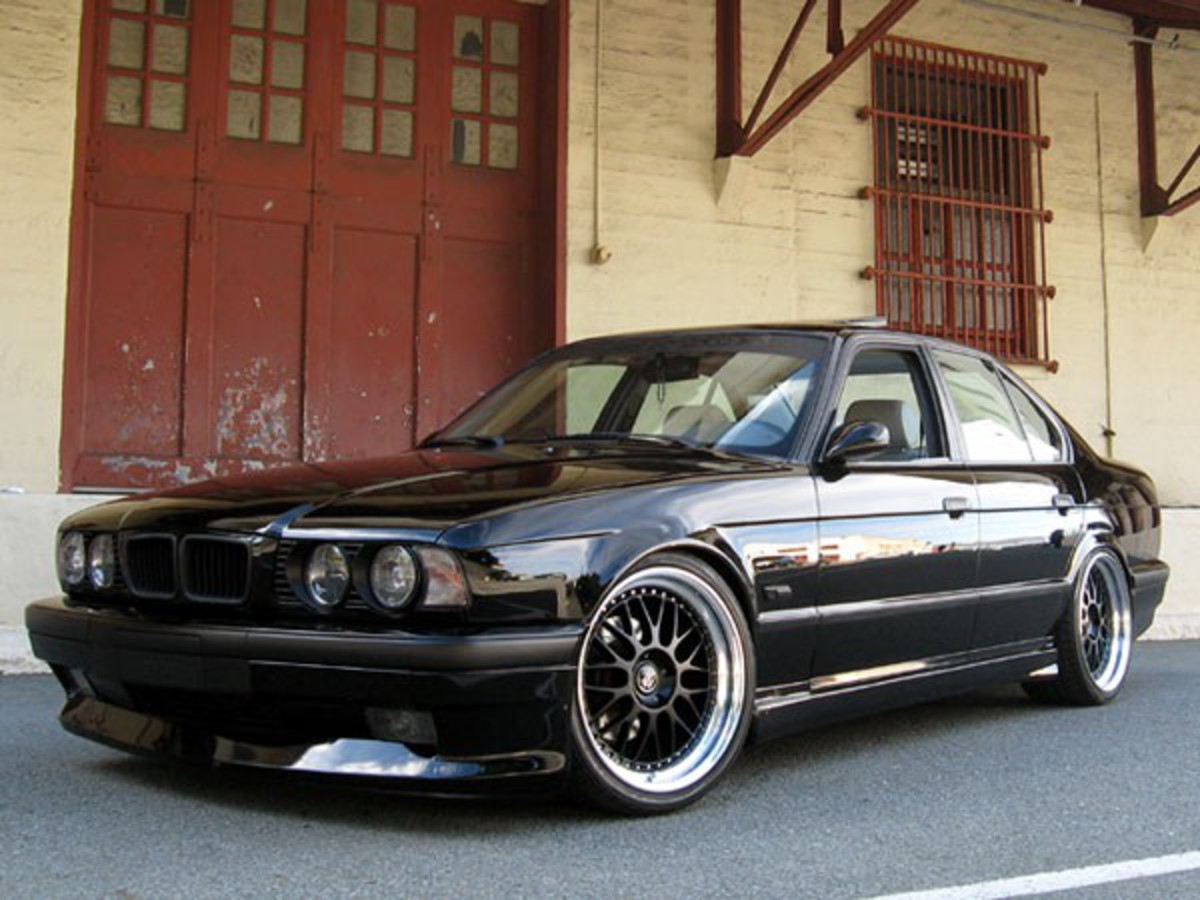 Weksos Industries BMW 525i (E34) on WORK Brombacher Special Edition in Matte