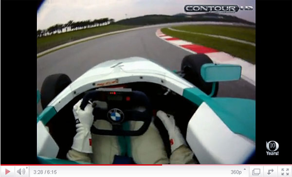 The objective was to trash Formula BMW FB02 race cars around the Sepang