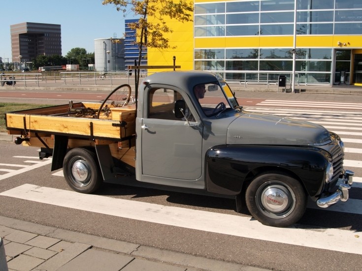 Volvo PV445 'pickup' seen at a Classic Car Meeting Haarlem, the Netherlands,