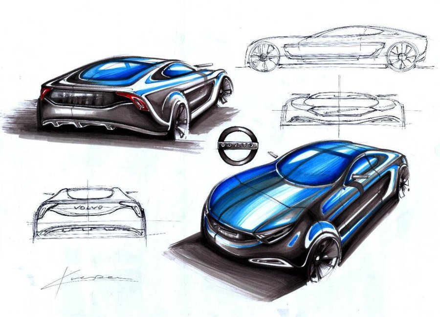 Volvo concept car by ~Chrupson on deviantART