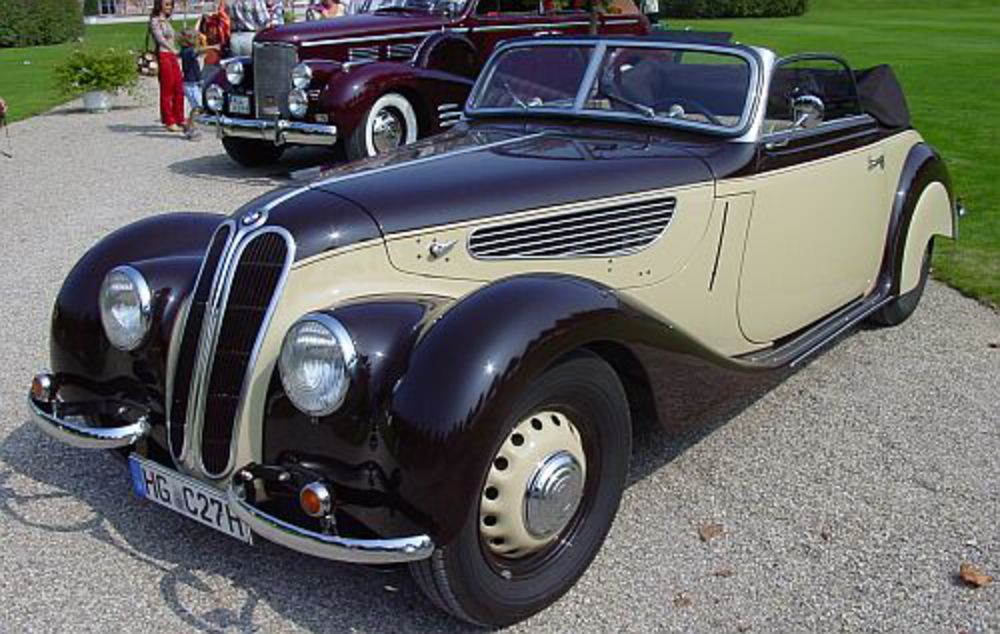 Model BMW 327 is begining 1937 in Germany. The end of make is 1941.