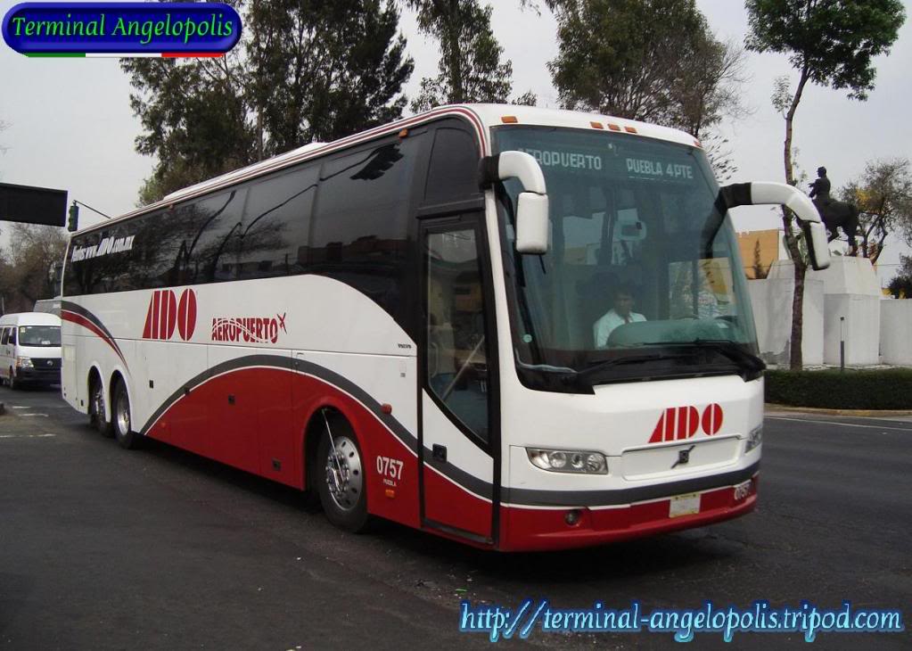 Autobus: Volvo 9700 FL 6x2. LÃ­nea: Autobuses de Oriente; Aeropuerto