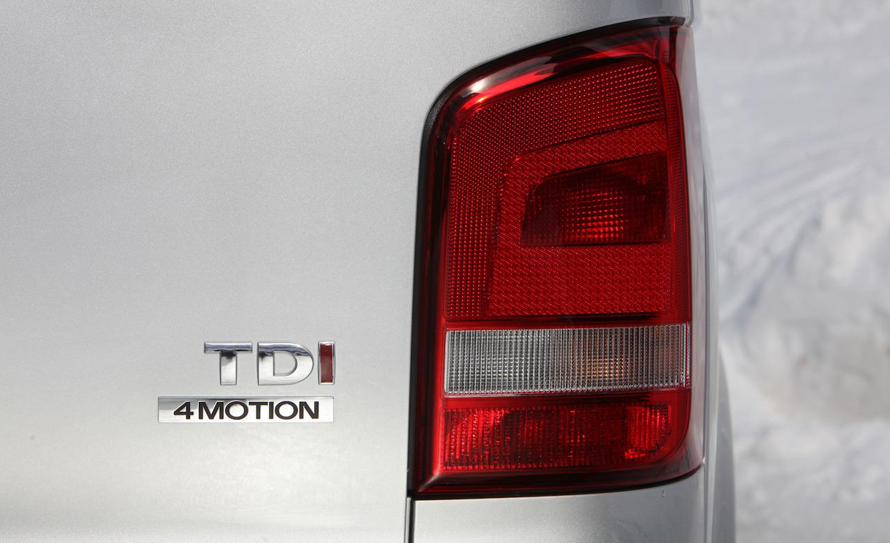 2010 Volkswagen Multivan TDI liftgate badge and taillight