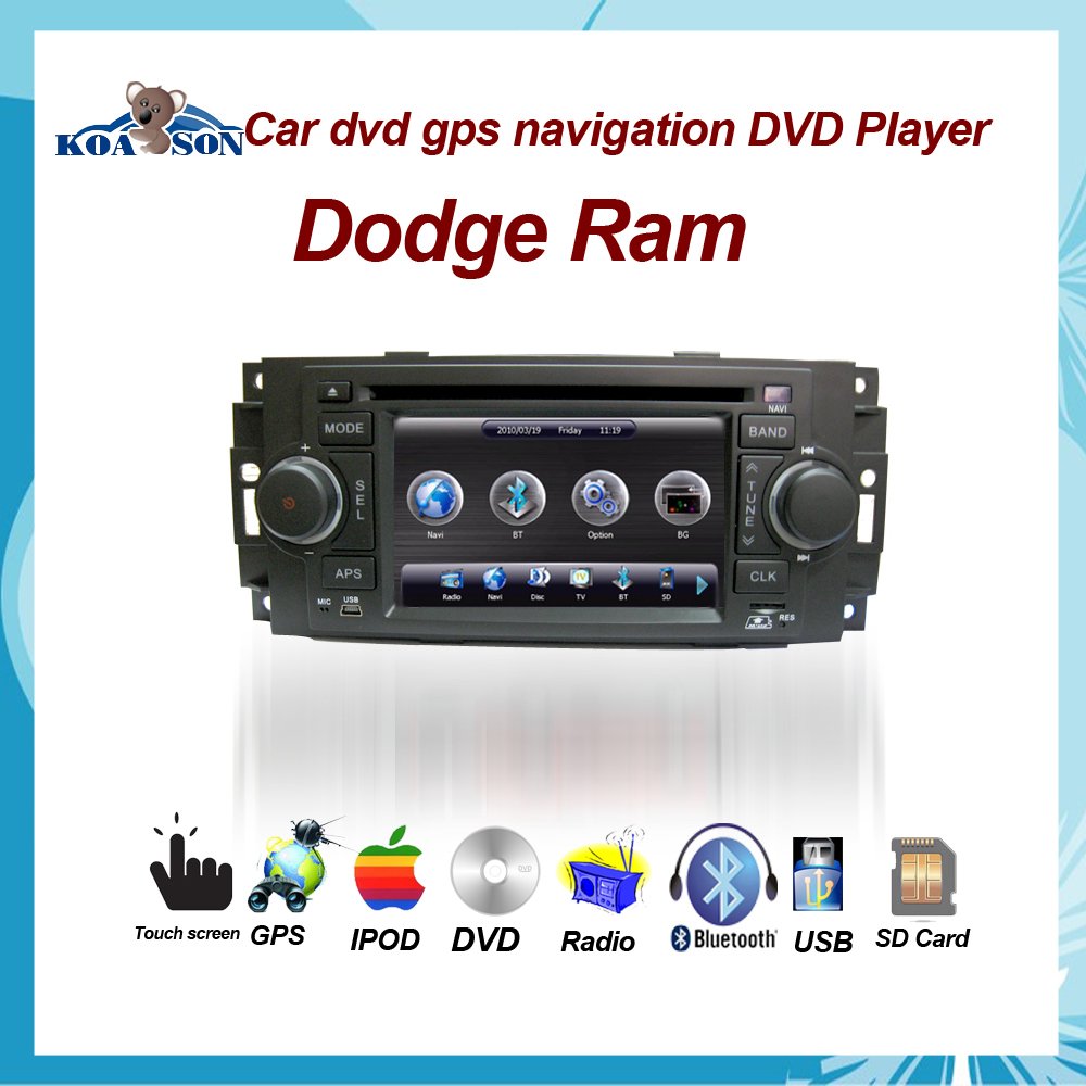Free Shipping 5 inch Car DVD GPS player for Dodge Ram 300C PT Cruiser,