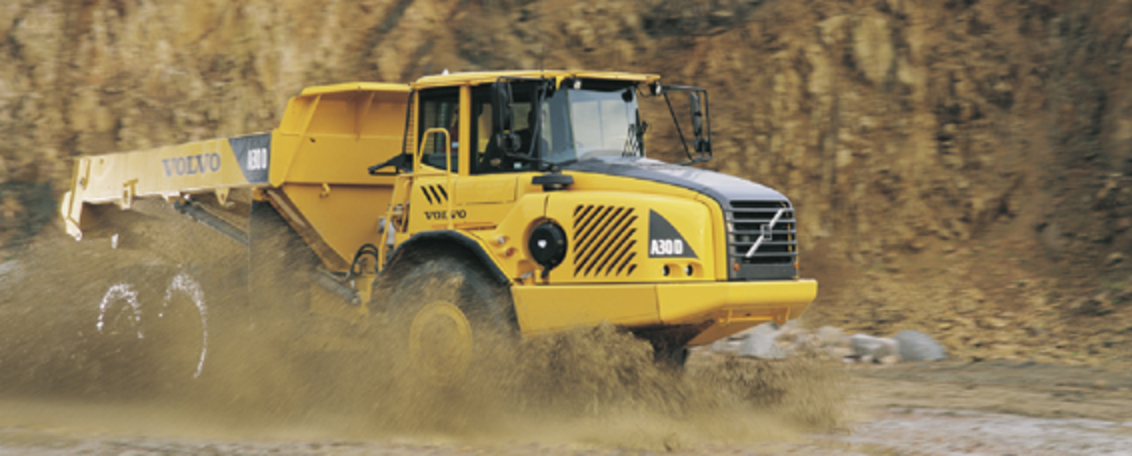 Volvo A30D with D10 engine. The A30D with D10 engine has an increased