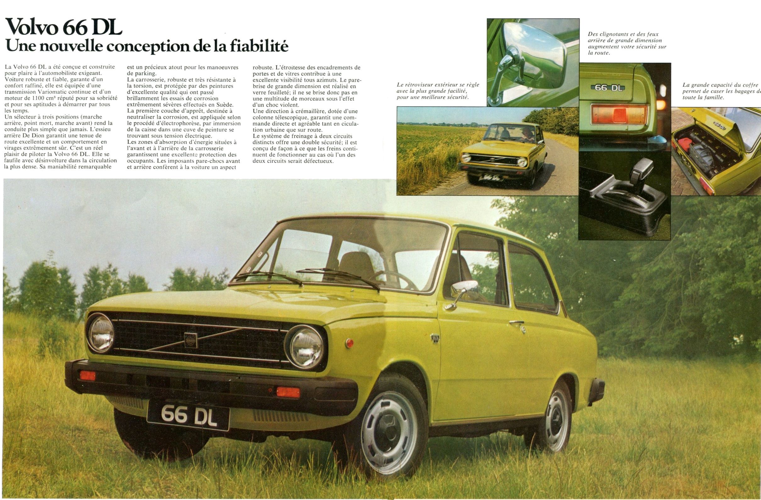 1976 Volvo 66 brochure