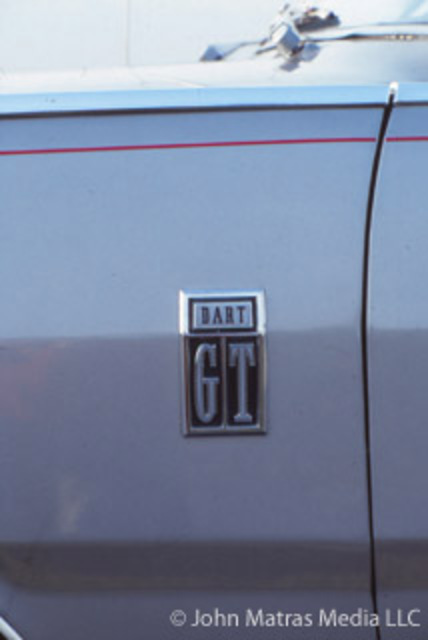 1967 Dodge Dart GT Convertible fender badge
