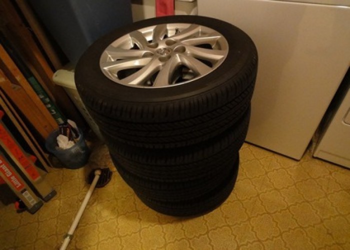 $850 OBO OEM 2012 Mazda 3 16" wheels + tires+ TPMS in Burke, Virginia For