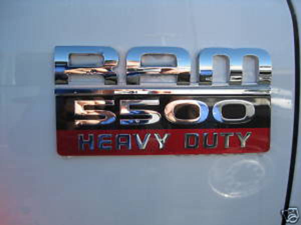 Dodge RAM 5500 Heavy Duty Emblem Badge Decal Mopar | eBay