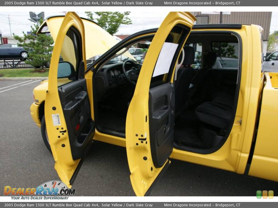 2005 Dodge Ram 1500 SLT Rumble Bee Quad Cab 4x4 Solar Yellow / Dark Slate