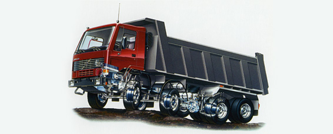 Volvo truck, FL12 - 1990