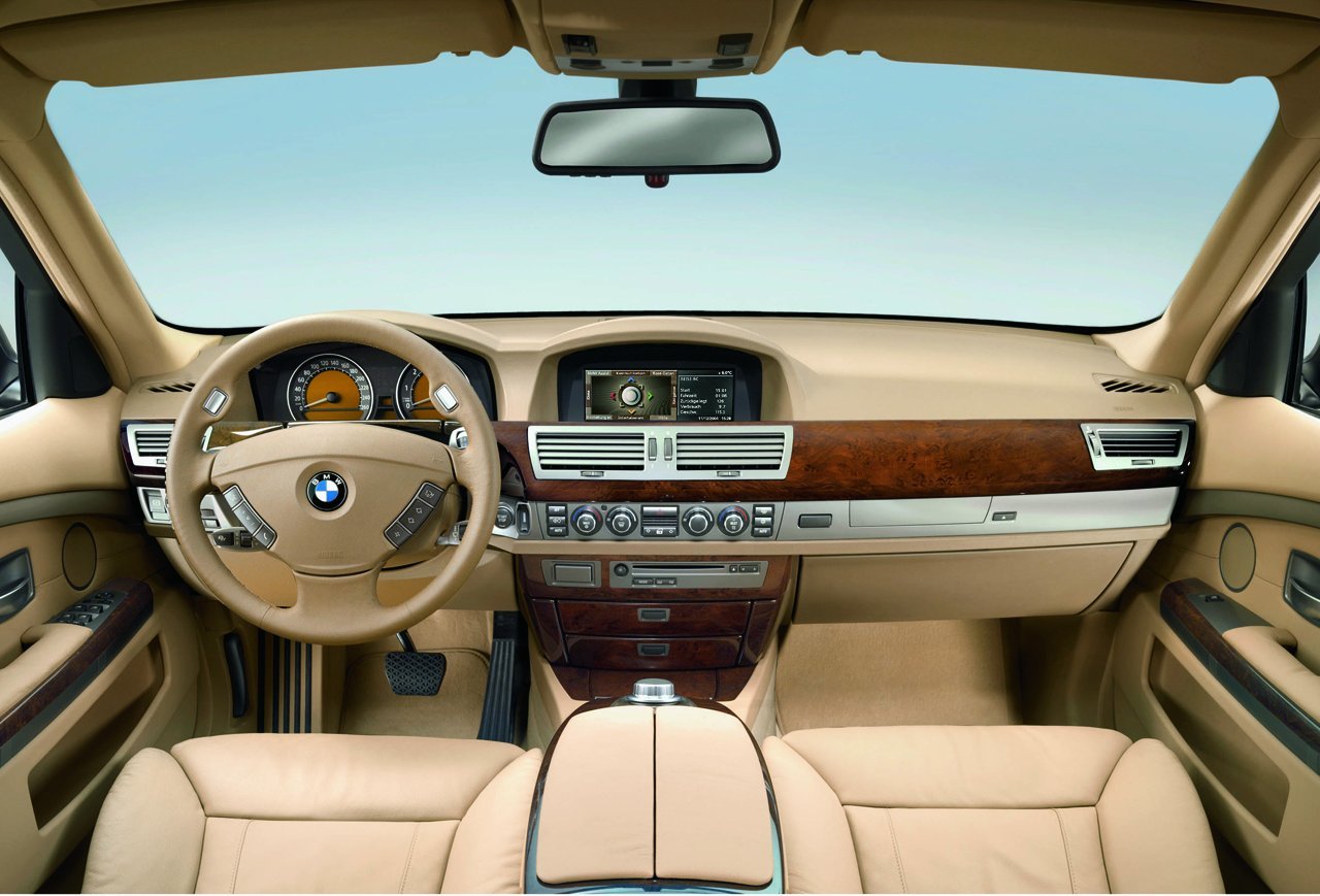 2007 BMW 760Li interior. You'd be hard pressed to find a more