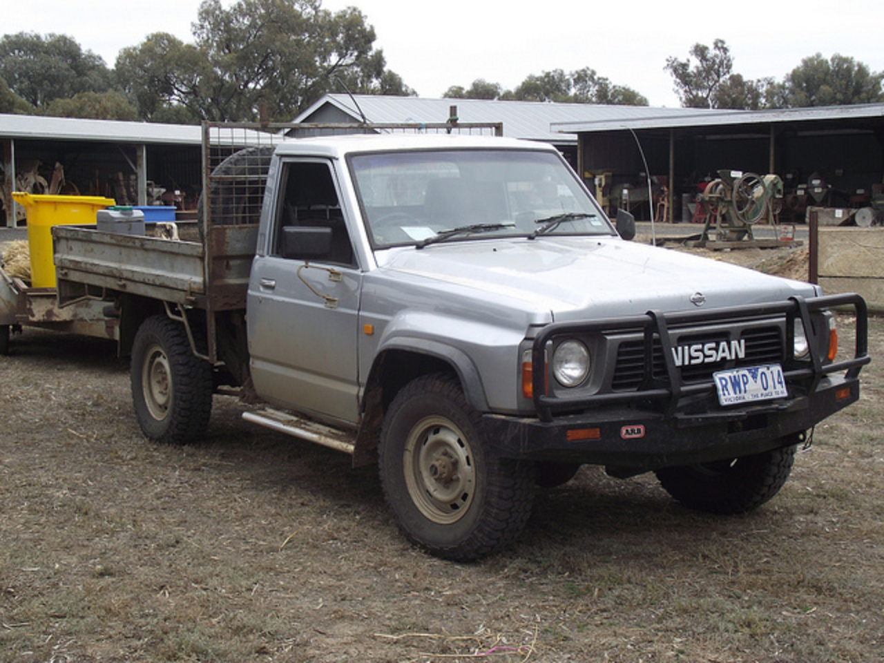 Another Ute out the back of the Museum, a 1992 Nissan Patrol 4x4 Ute.