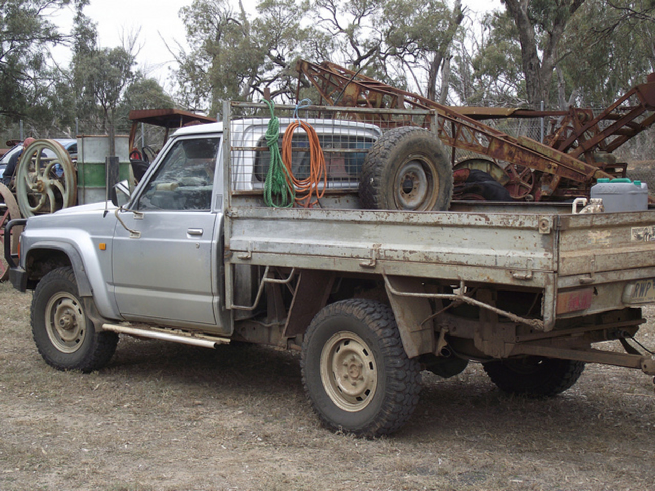 Another Ute out the back of the Museum, a 1992 Nissan Patrol 4x4 Ute.