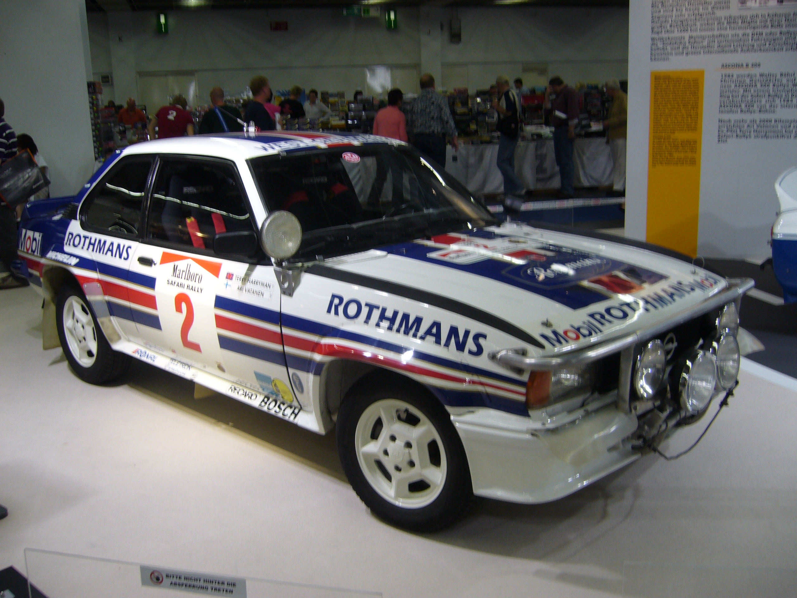 File:Opel Ascona Rallye Rothmans.JPG