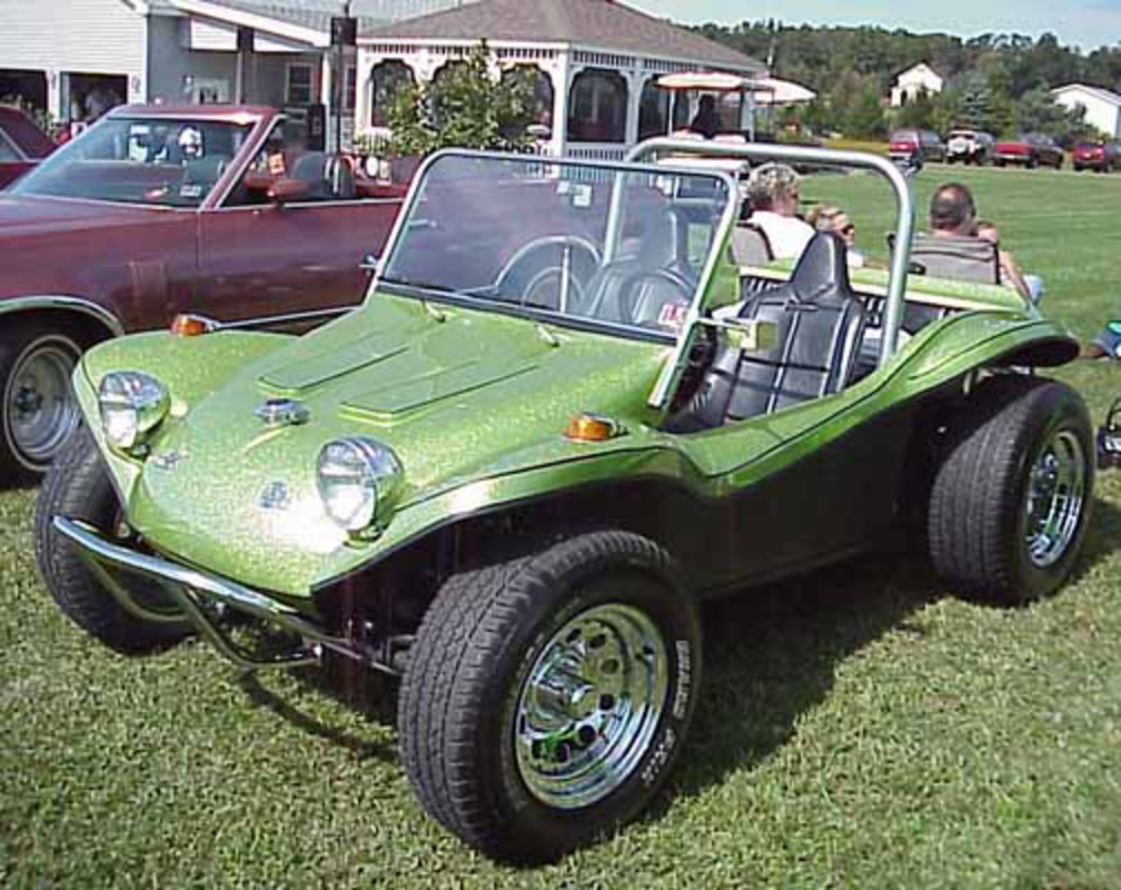 A 1963 Volkswagen dune buggy owned by (JBCCC Members) Frank and Patty Mertz,