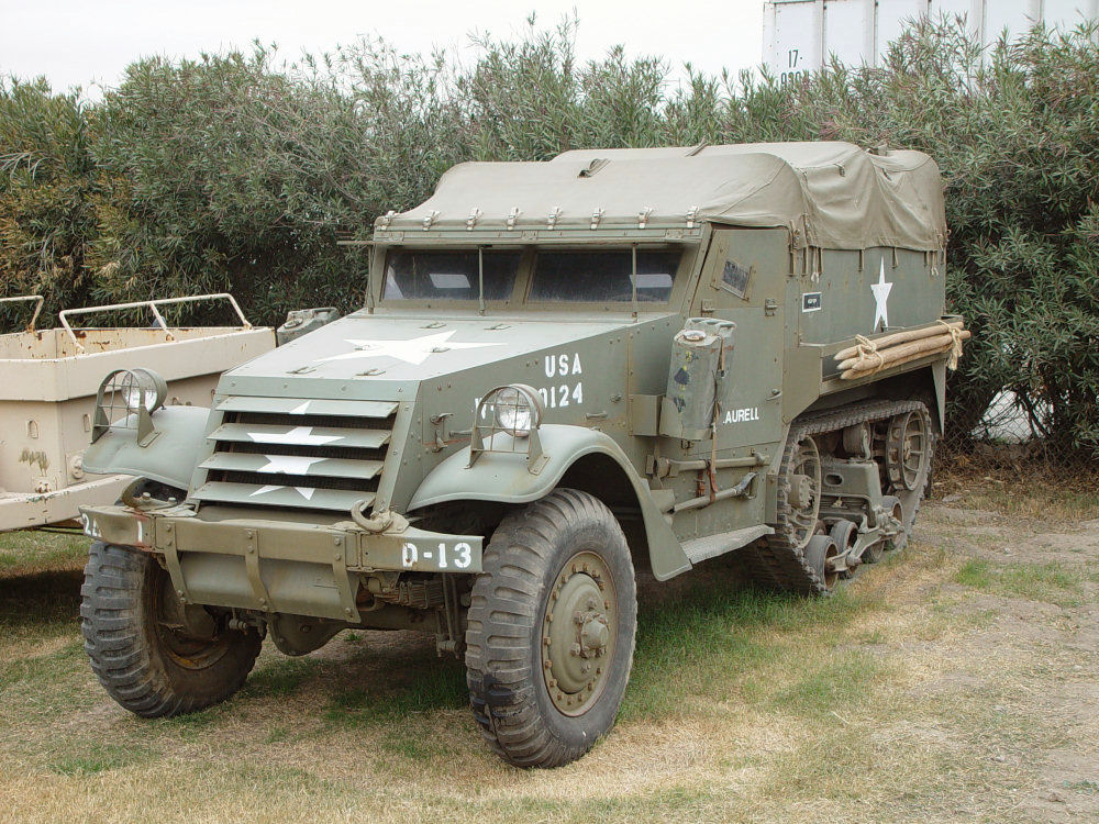 White M3/M16 Half-Track & M3 Scout Car