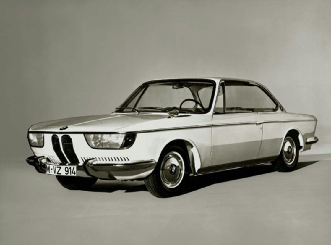 The BMW 2000 Coupe is a bit more unabashed in flaunting its Corvair roots.